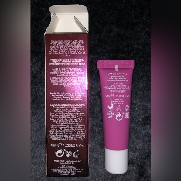 Ciate London Dewy Blush Glossy Cheek Tint- Pomegranate. Pink, Flashy, Pigment - Picture 3 of 5